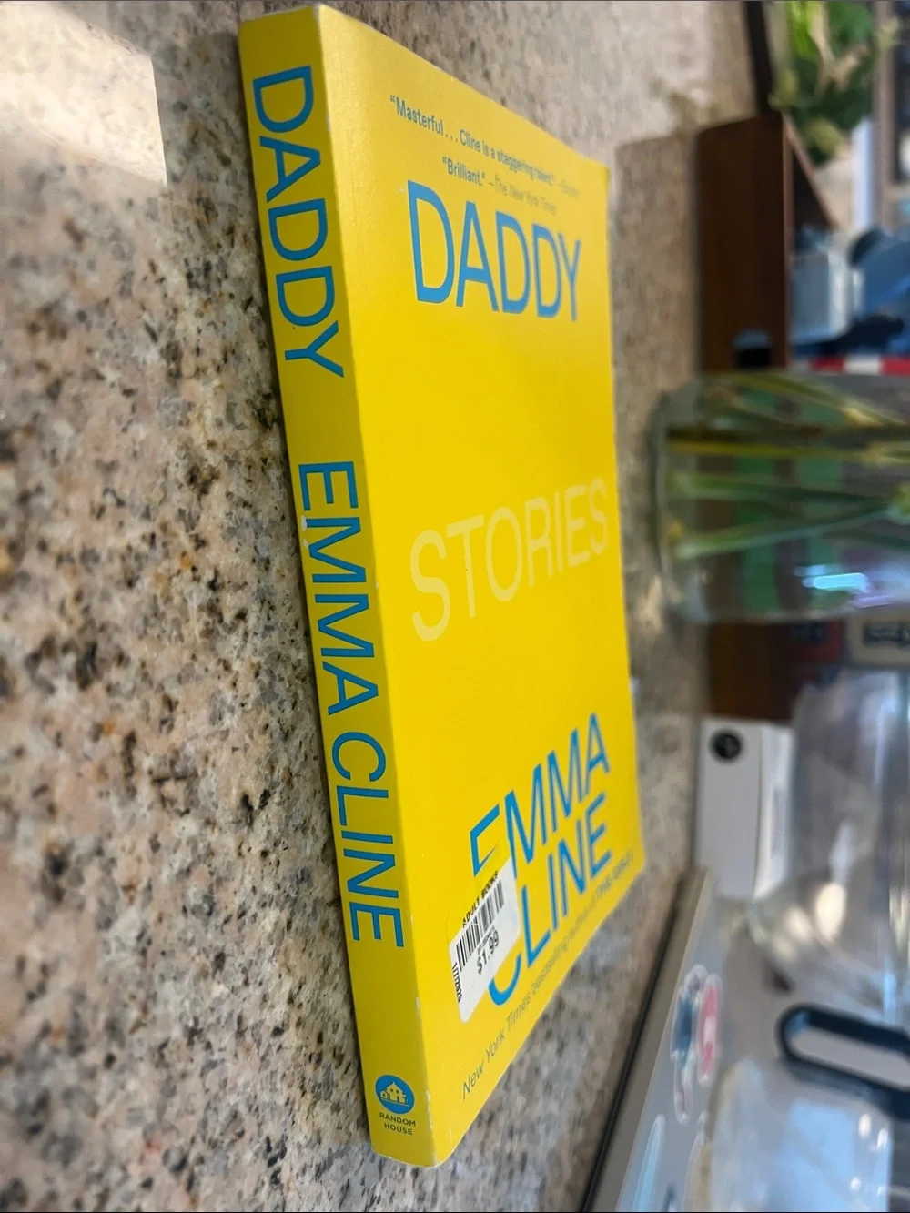 Daddy: Stories — Bright Yellow Paperback Back Cover